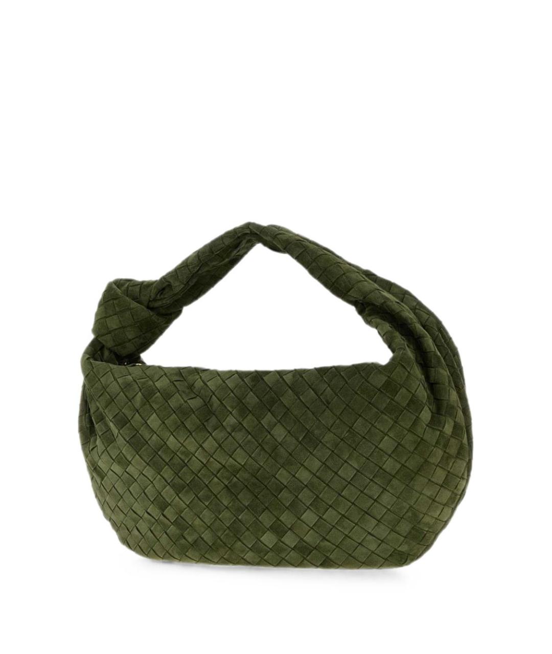 BOTTEGA VENETA Зеленая сумка тоут, фото 3