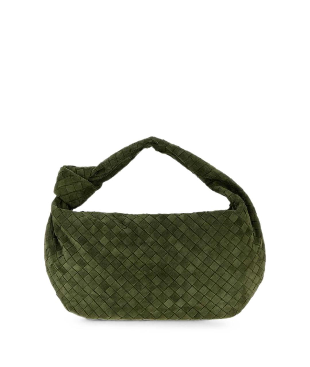 BOTTEGA VENETA Зеленая сумка тоут, фото 1