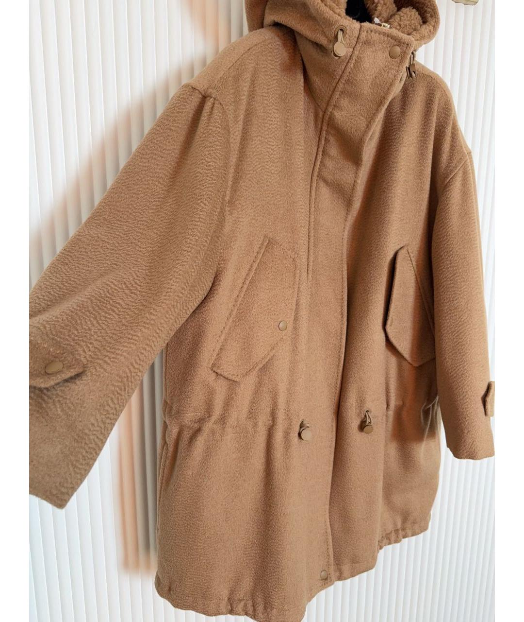 MAX MARA Бежевая кашемировая парка, фото 8