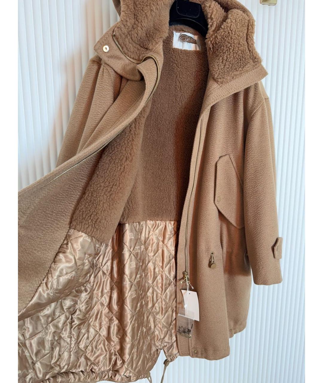 MAX MARA Бежевая кашемировая парка, фото 7