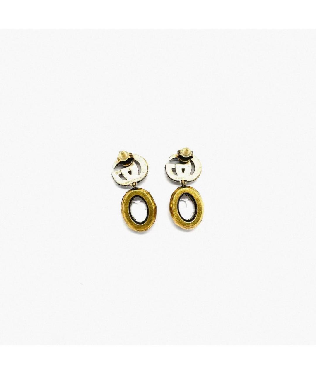GUCCI Серебряные латунные серьги, фото 8
