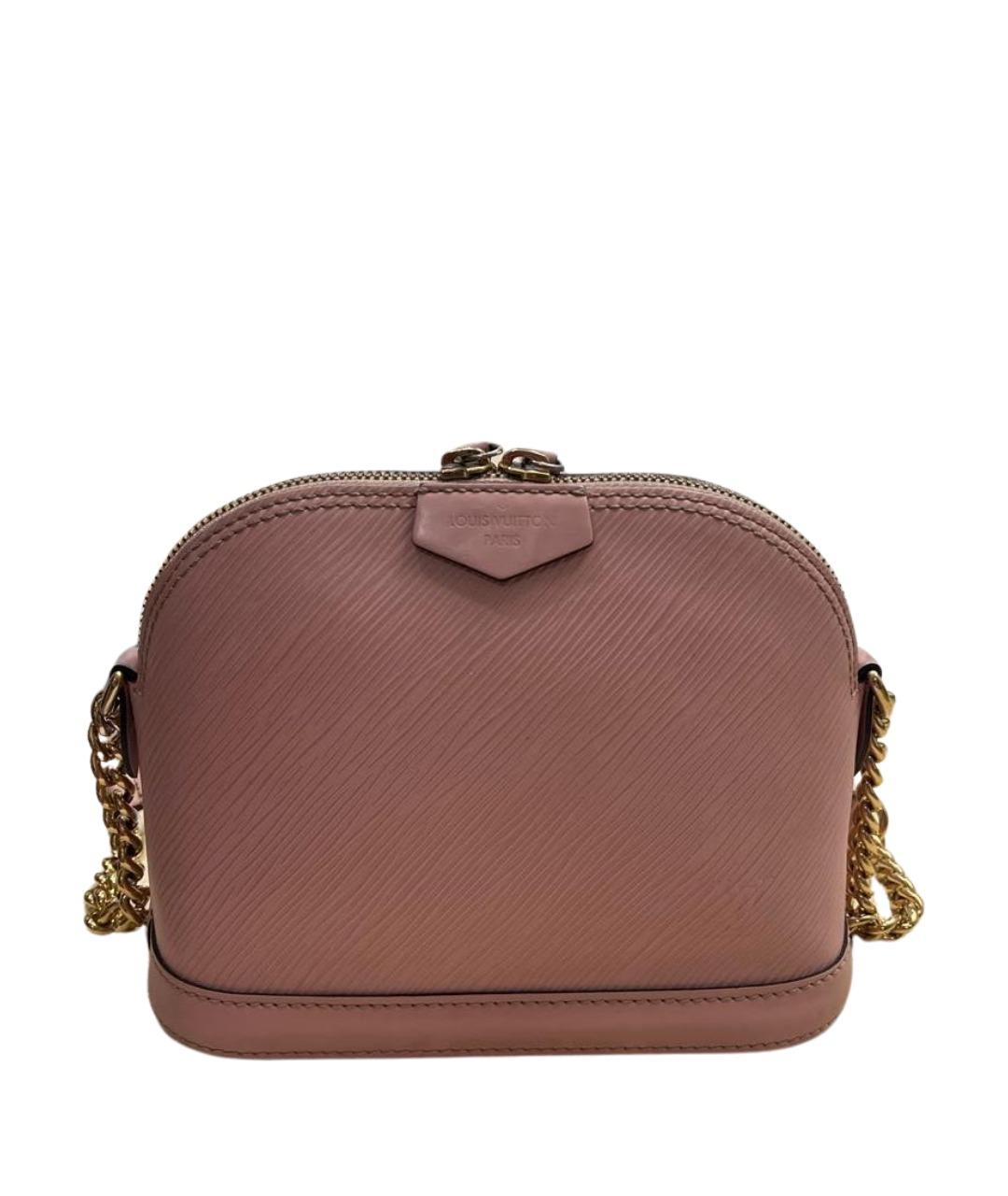 LOUIS VUITTON Розовая кожаная сумка через плечо, фото 1