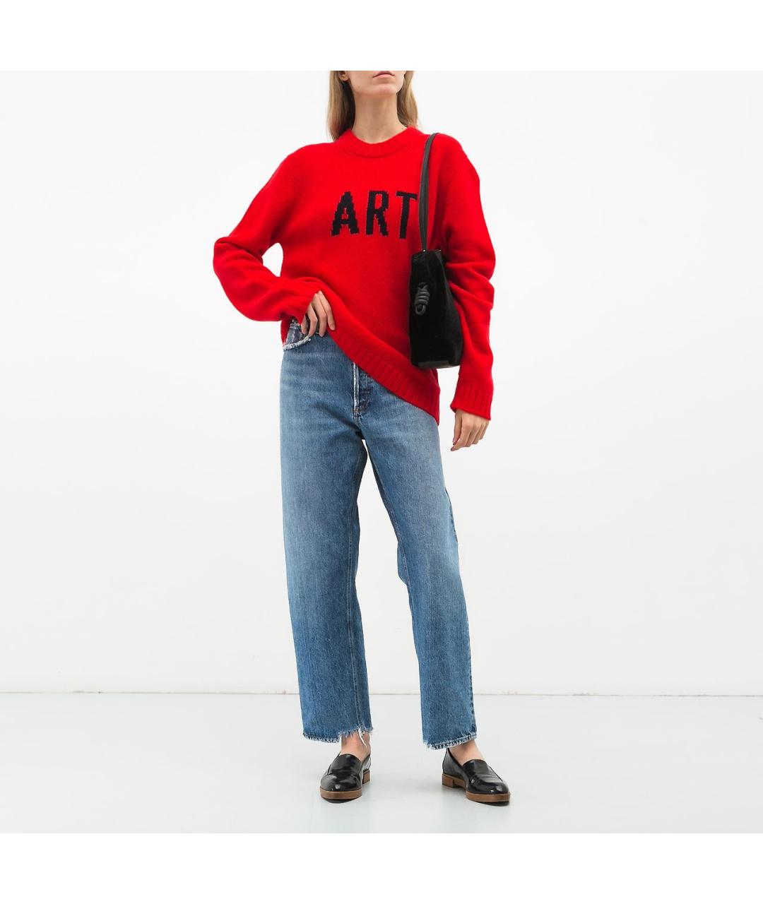 ZADIG & VOLTAIRE Красный шерстяной джемпер / свитер, фото 3