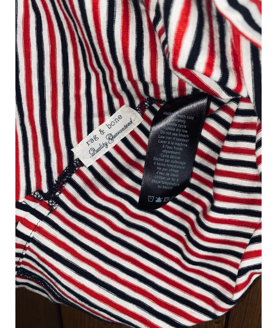 RAG & BONE Мульти хлопковая футболка, фото 4