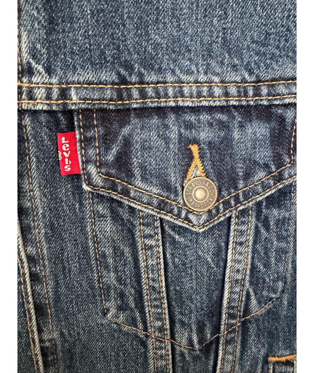 LEVI'S Синяя деним куртка, фото 4