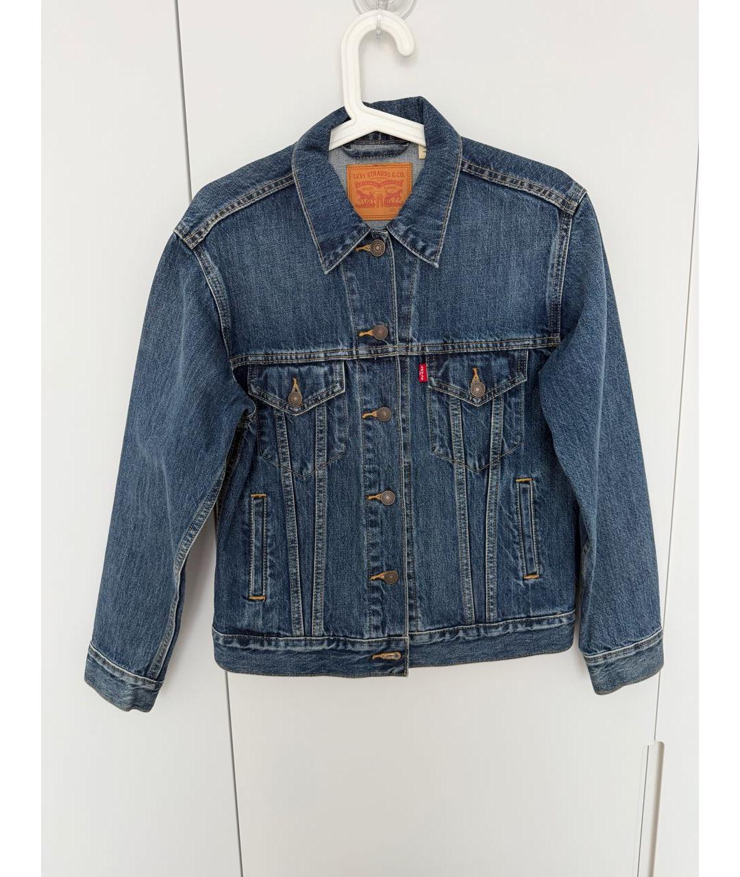 LEVI'S Синяя деним куртка, фото 5