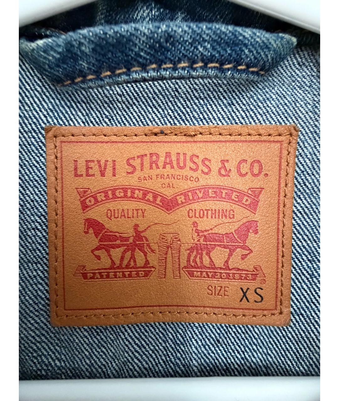 LEVI'S Синяя деним куртка, фото 3