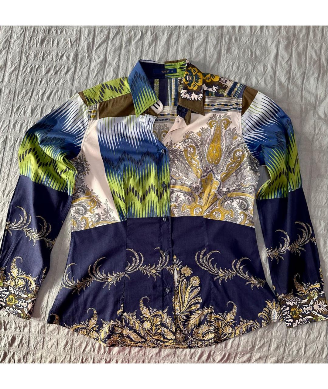 ETRO Мульти хлопковая рубашка, фото 7