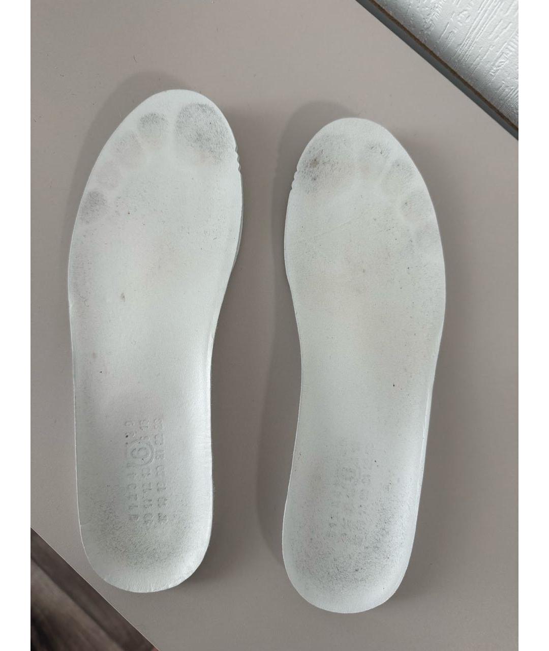 MM6 MAISON MARGIELA Черные кожаные кеды, фото 6