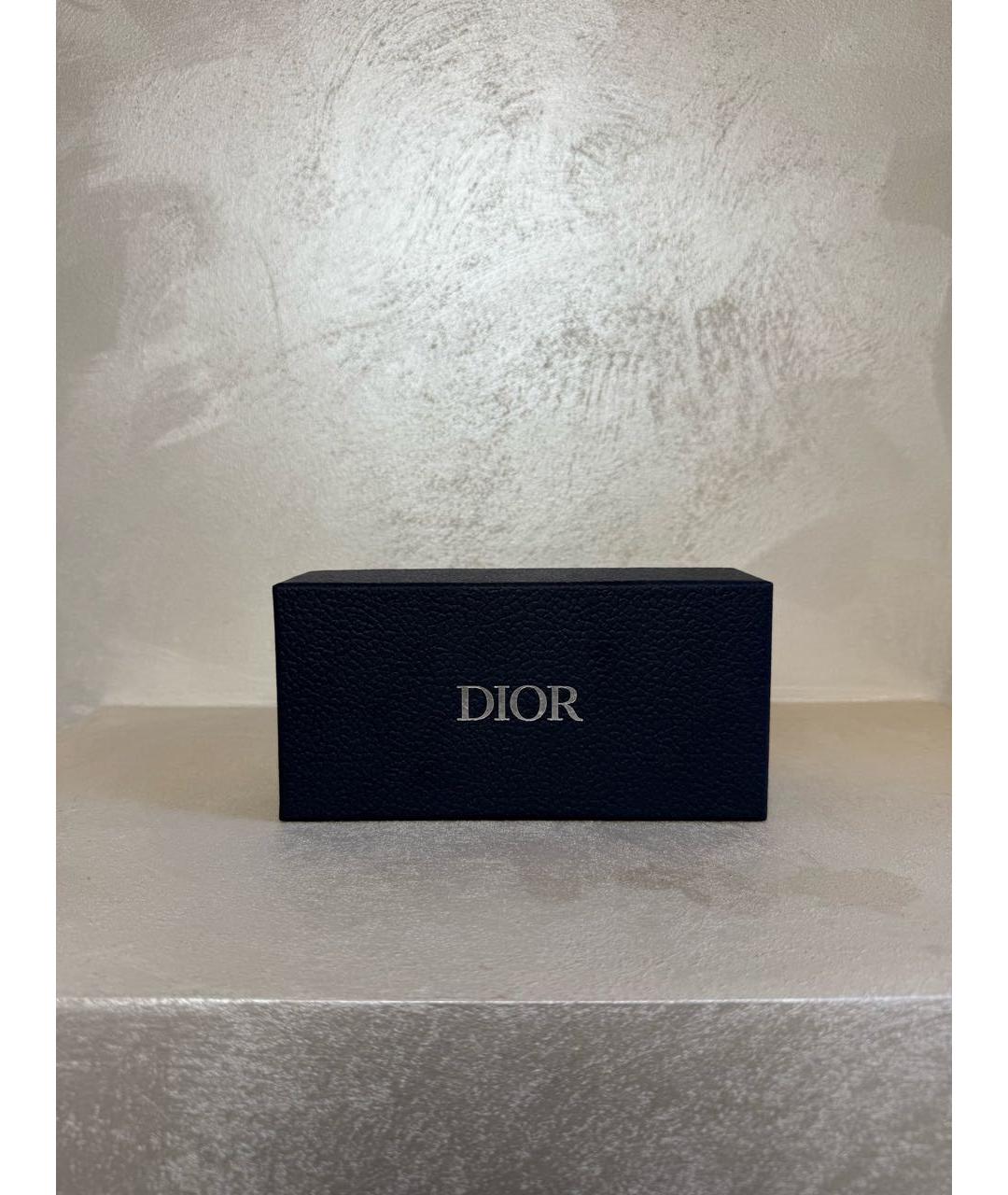 CHRISTIAN DIOR Черные пластиковые солнцезащитные очки, фото 7