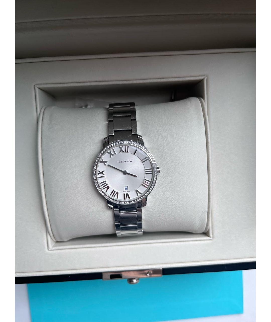TIFFANY&CO Серебряные часы из белого золота, фото 9
