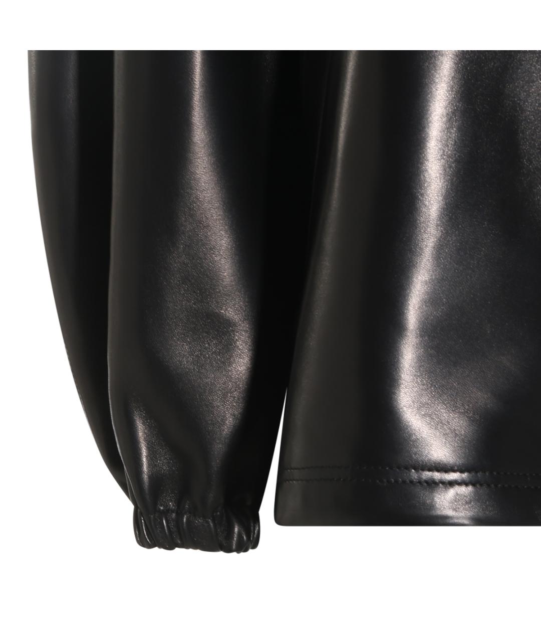 BALENCIAGA Черная кожаная куртка, фото 5