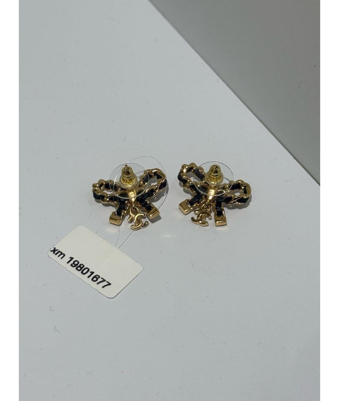 CHANEL Золотые серьги, фото 5