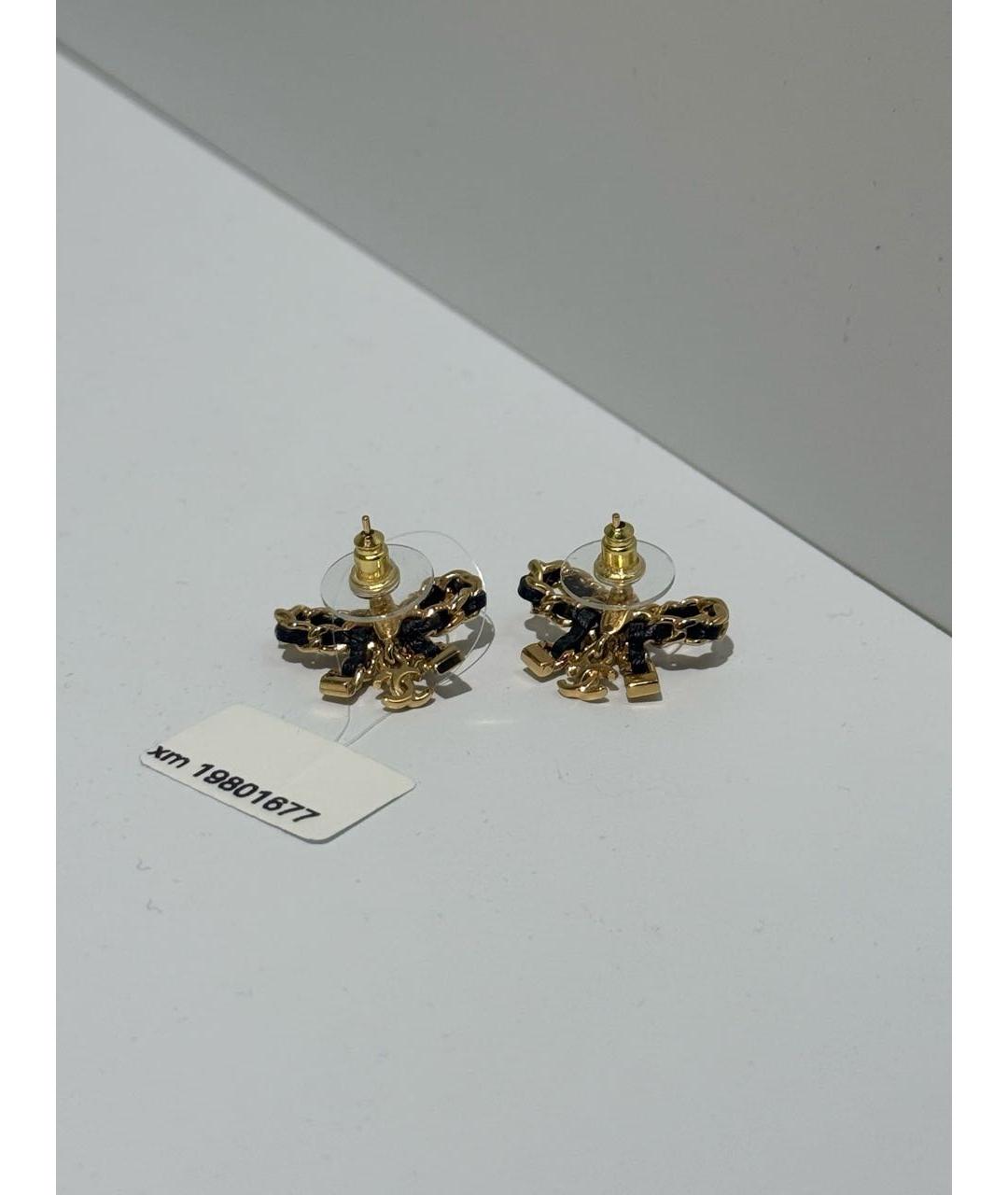 CHANEL Золотые серьги, фото 6