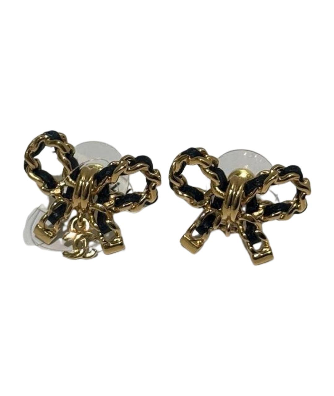 CHANEL Золотые серьги, фото 1