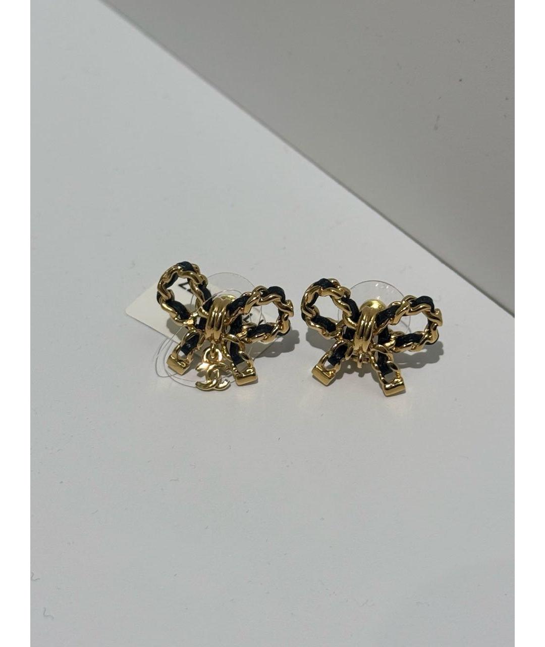 CHANEL Золотые серьги, фото 7
