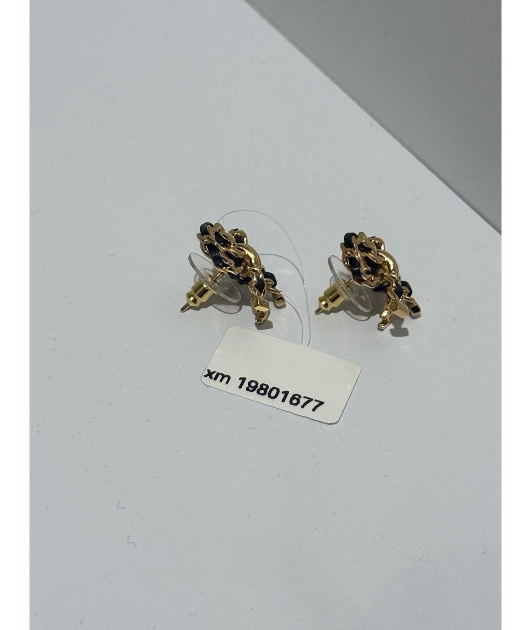 CHANEL Золотые серьги, фото 4