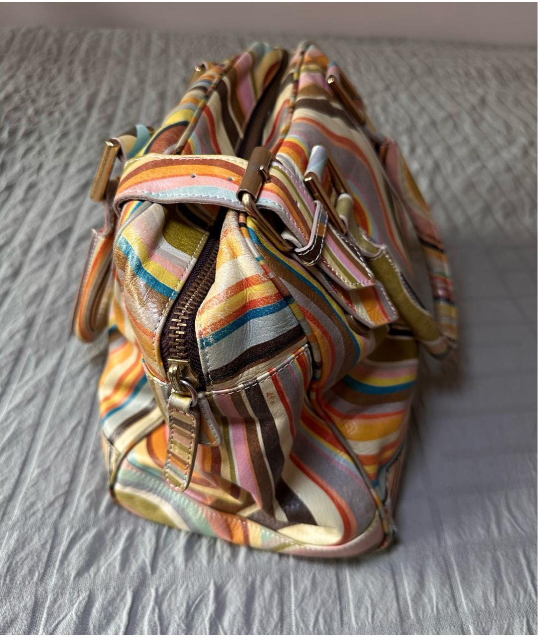 PAUL SMITH Мульти кожаная сумка с короткими ручками, фото 2