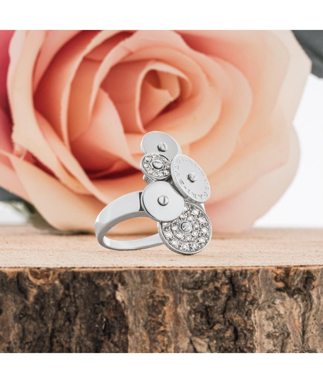 BVLGARI Кольцо из белого золота, фото 3
