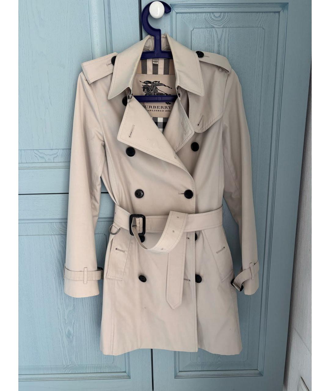 BURBERRY Бежевый тренч/плащ, фото 5