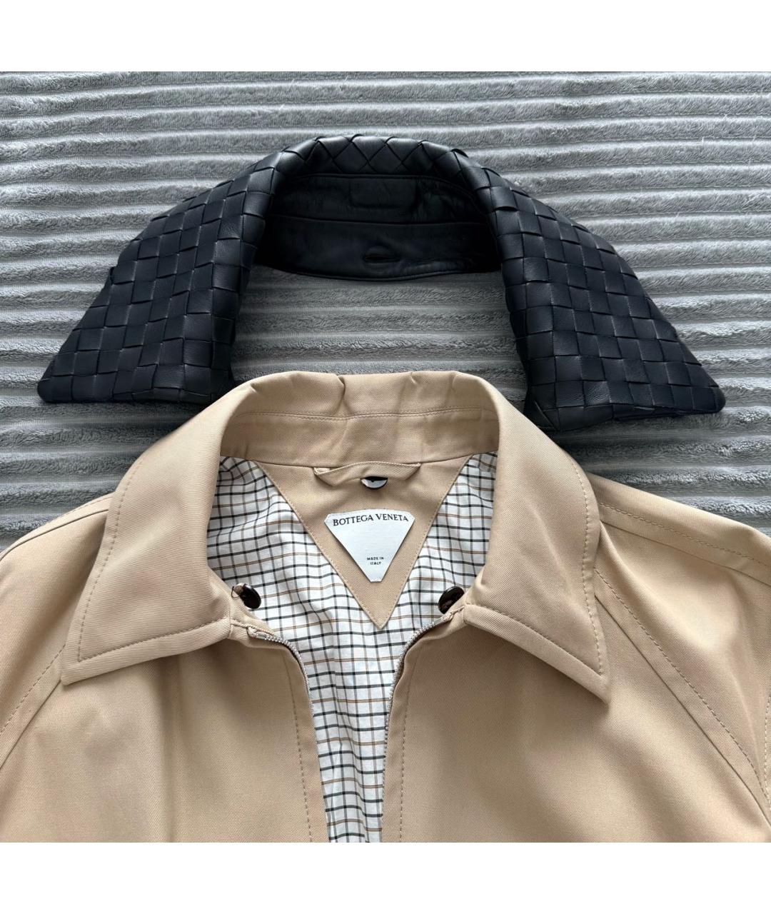 BOTTEGA VENETA Бежевая хлопковая куртка, фото 5