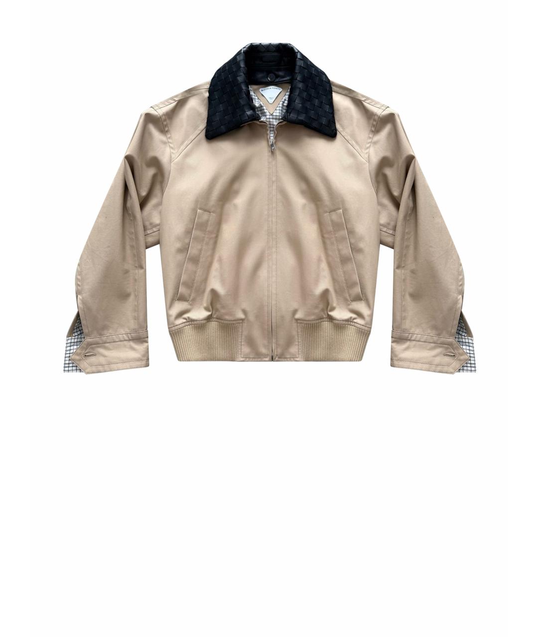 BOTTEGA VENETA Бежевая хлопковая куртка, фото 1