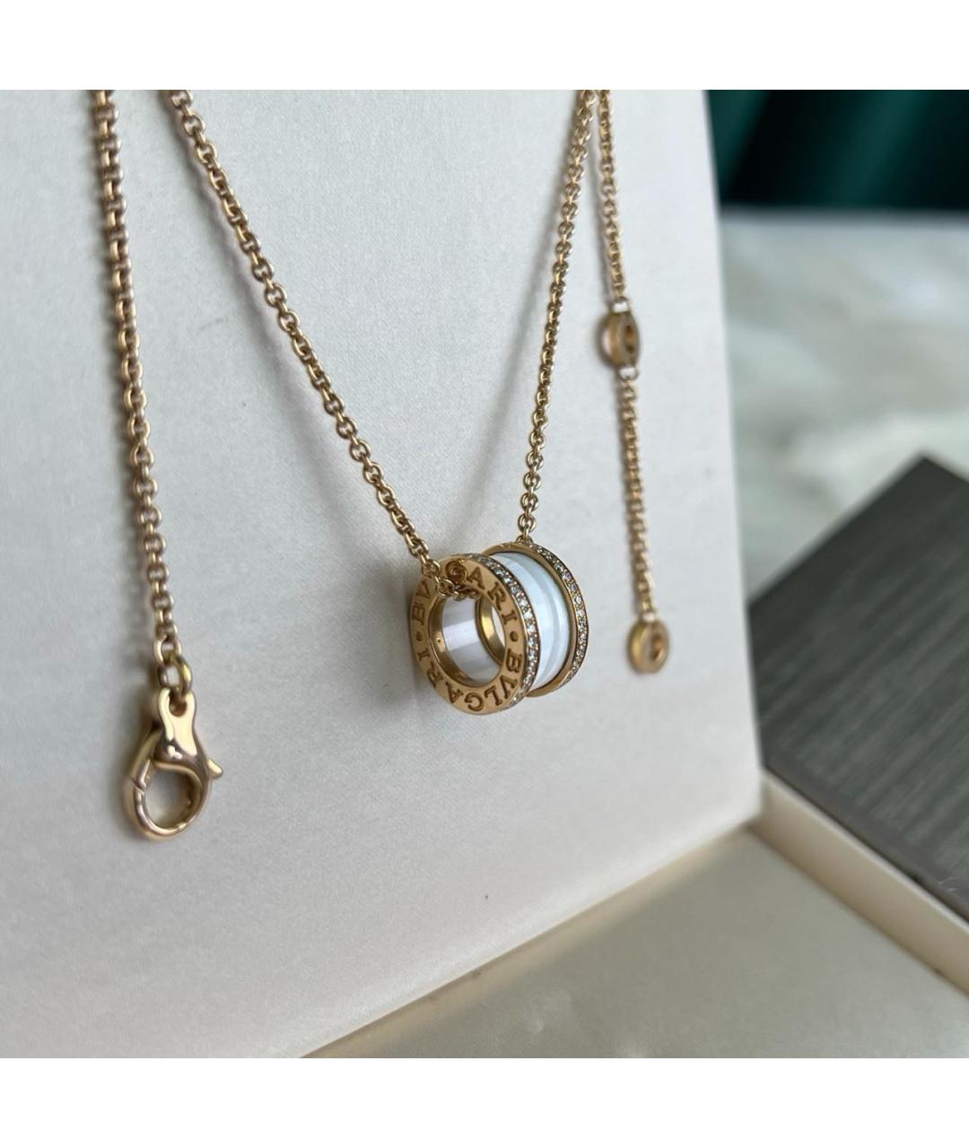 BVLGARI Золотая подвеска из розового золота, фото 3