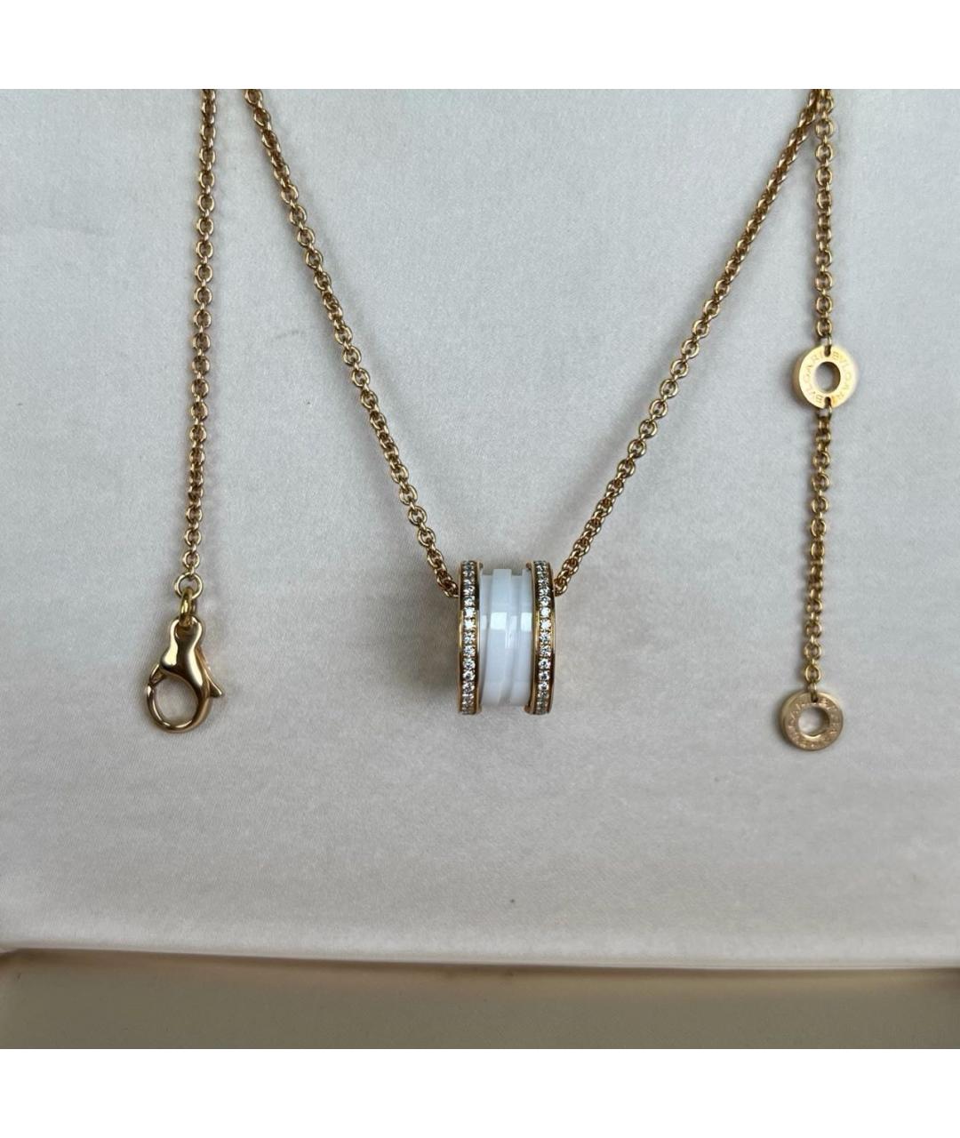 BVLGARI Золотая подвеска из розового золота, фото 4