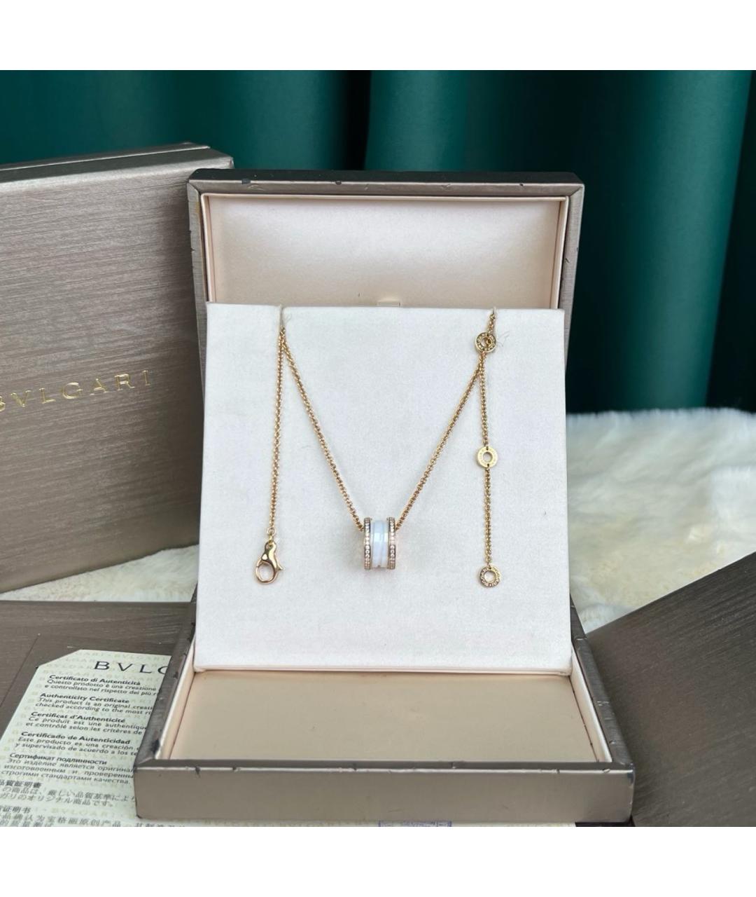 BVLGARI Золотая подвеска из розового золота, фото 2