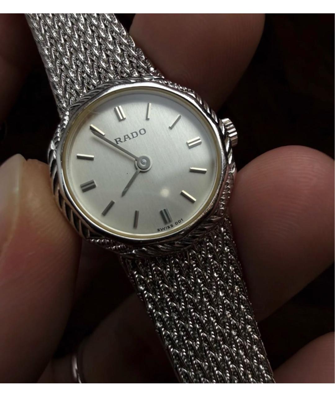 RADO Серебряные металлические часы, фото 5