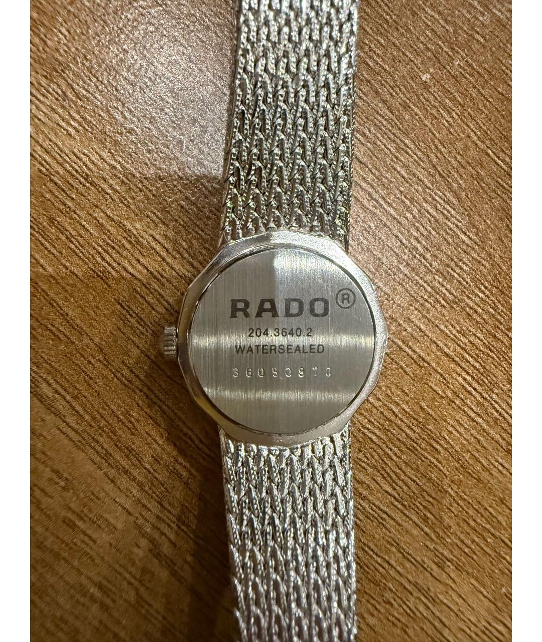 RADO Серебряные металлические часы, фото 3