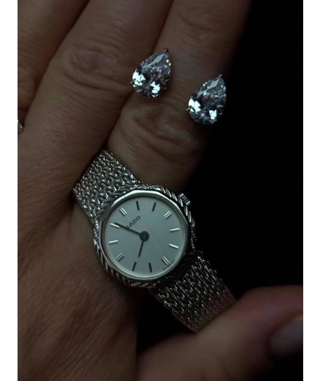 RADO Серебряные металлические часы, фото 4