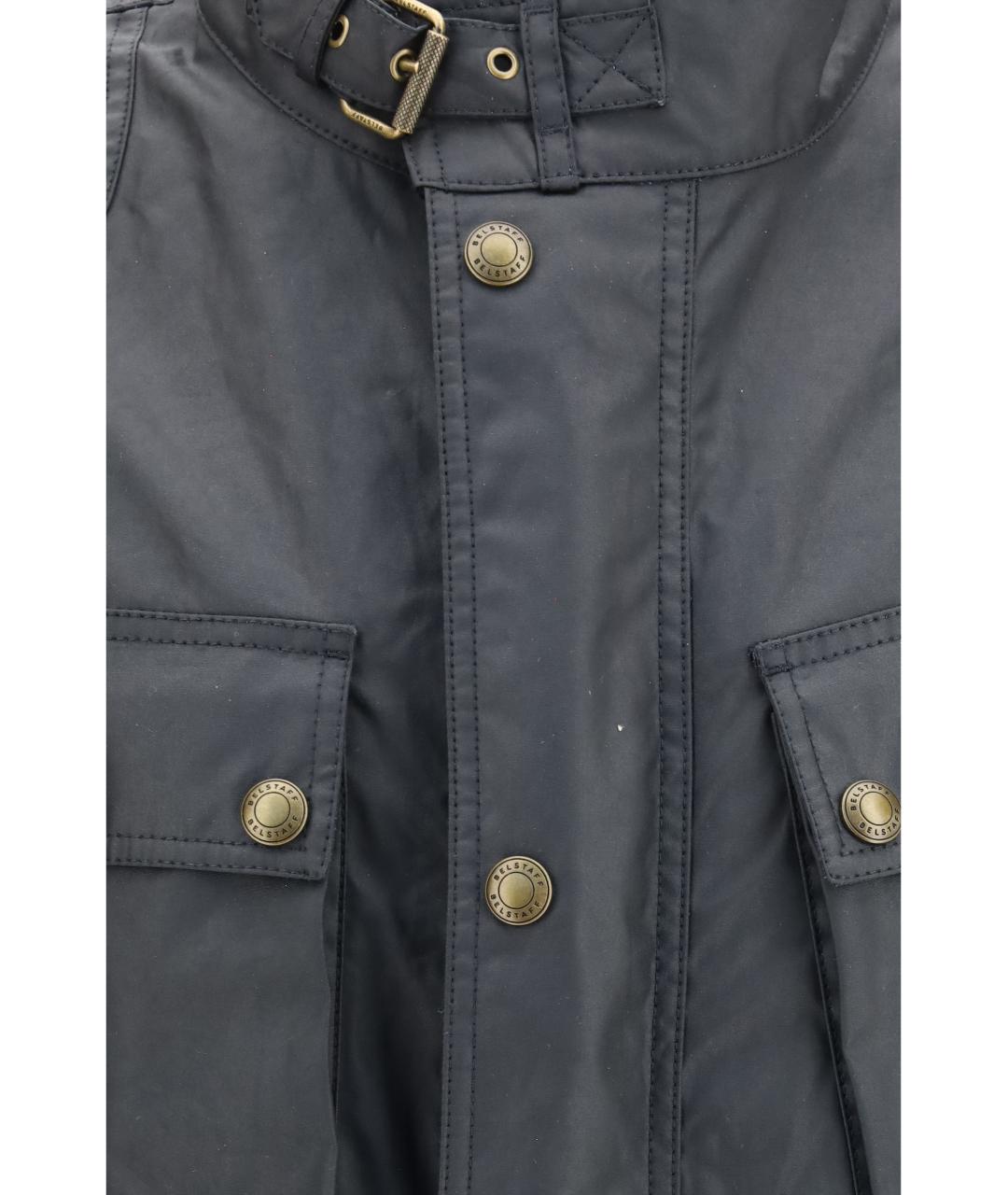 BELSTAFF Темно-синяя хлопковая куртка, фото 3