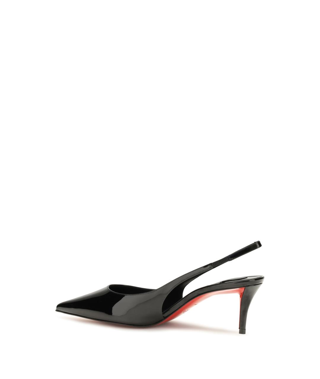 CHRISTIAN LOUBOUTIN Черные туфли из лакированной кожи, фото 3