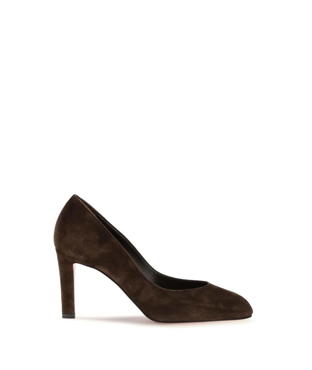 CHRISTIAN LOUBOUTIN Коричневые замшевые туфли, фото 1