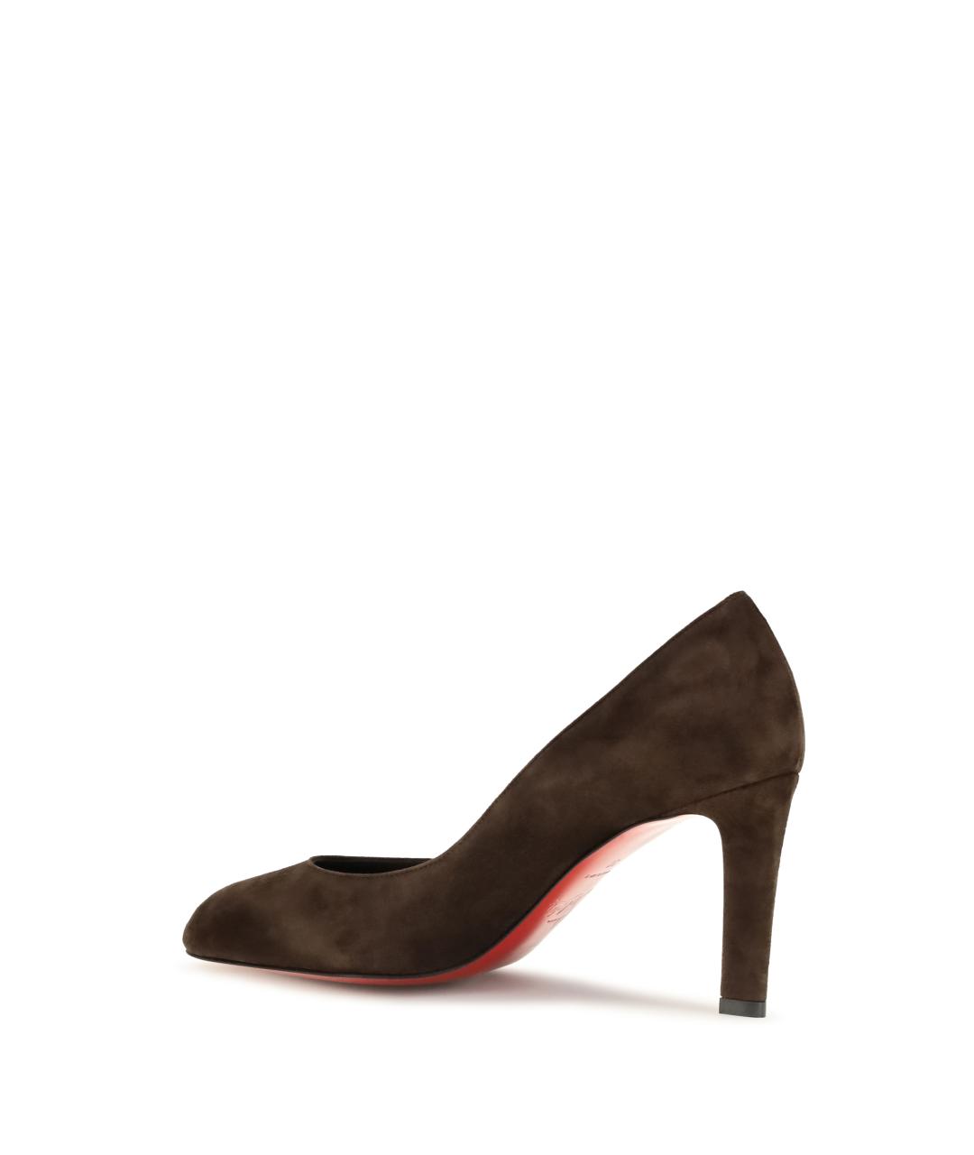 CHRISTIAN LOUBOUTIN Коричневые замшевые туфли, фото 3