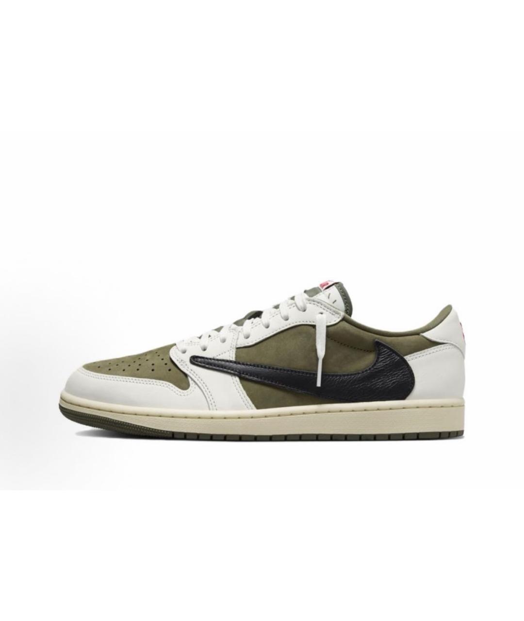 JORDAN Зеленые замшевые кроссовки, фото 3
