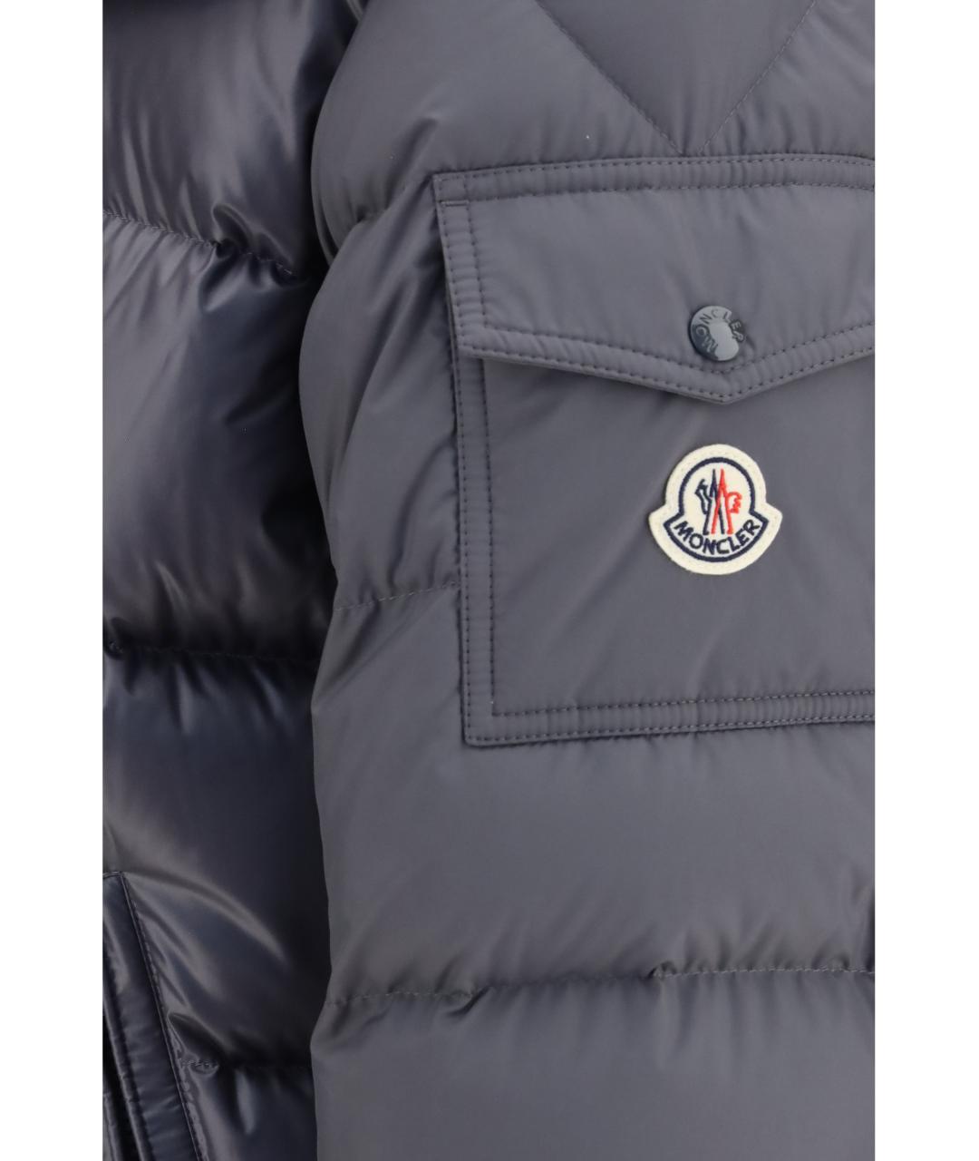 MONCLER Серая куртка, фото 3