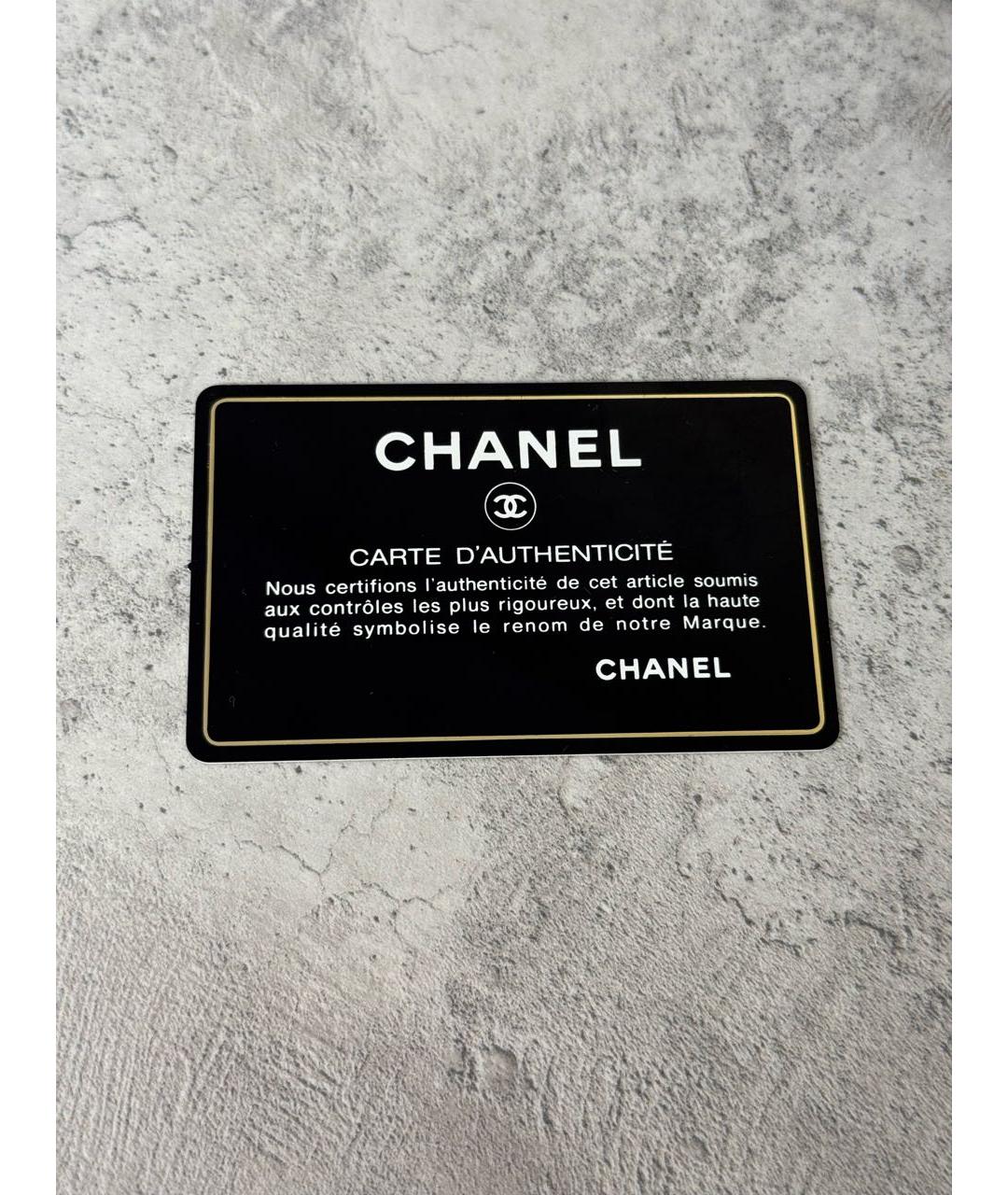 CHANEL Черная кожаная сумка через плечо, фото 8