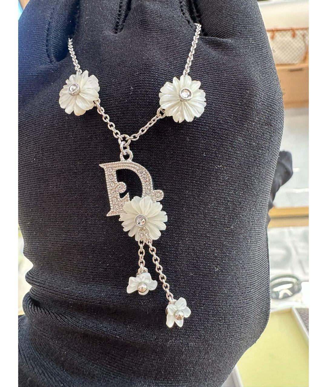 CHRISTIAN DIOR Серебряное колье, фото 6