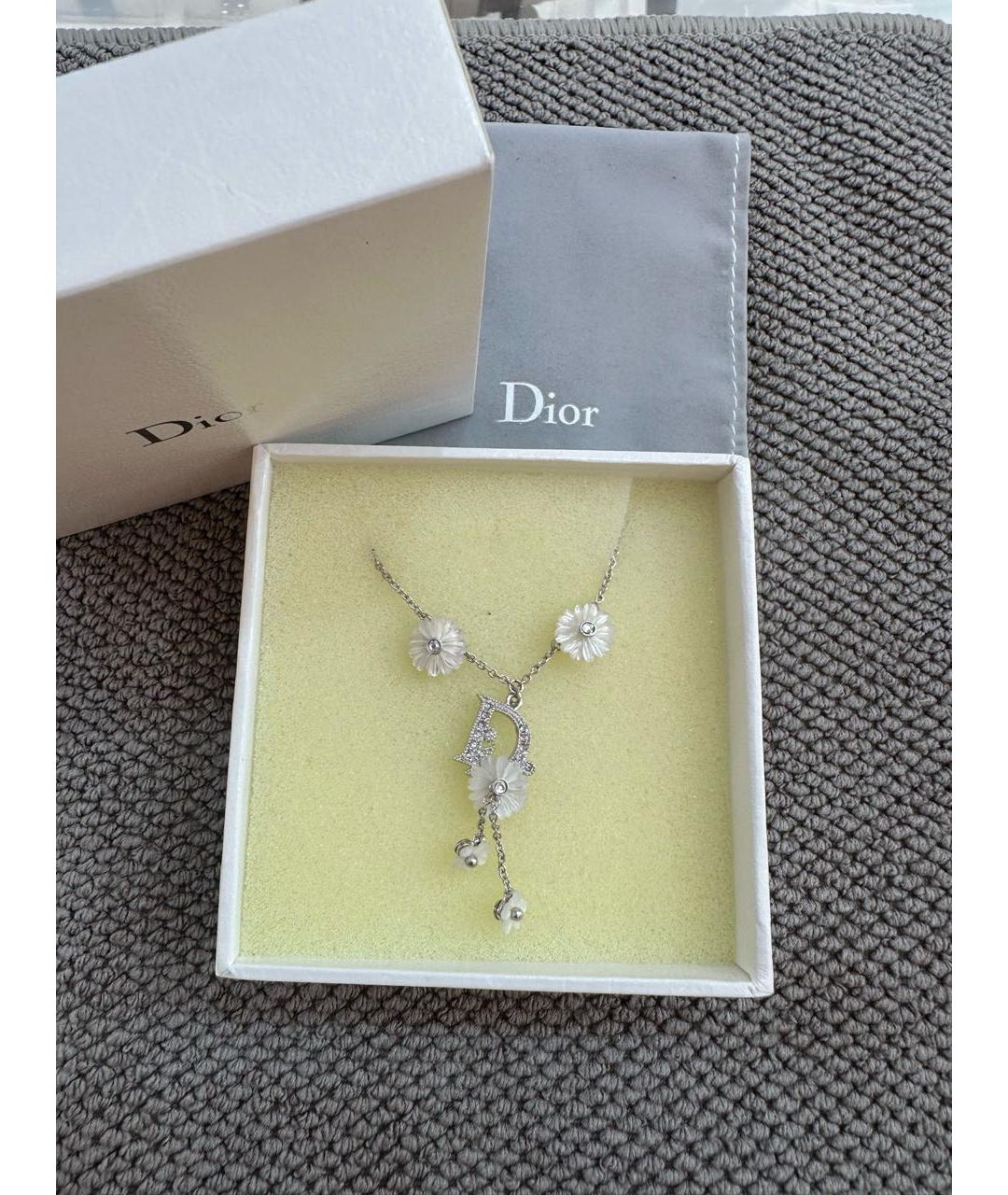 CHRISTIAN DIOR Серебряное колье, фото 2