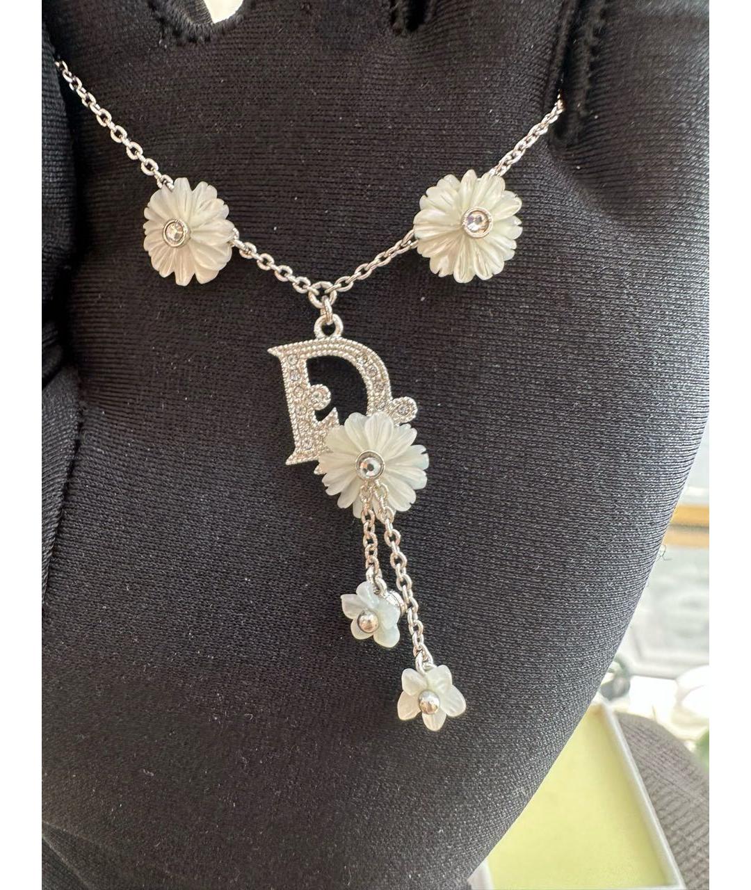 CHRISTIAN DIOR Серебряное колье, фото 4