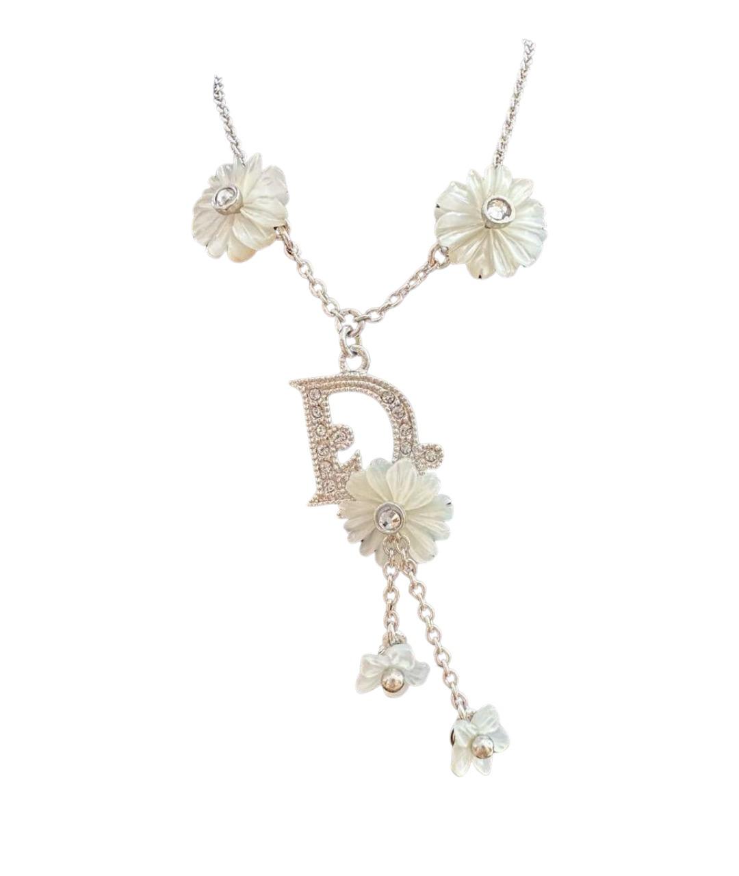 CHRISTIAN DIOR Серебряное колье, фото 7