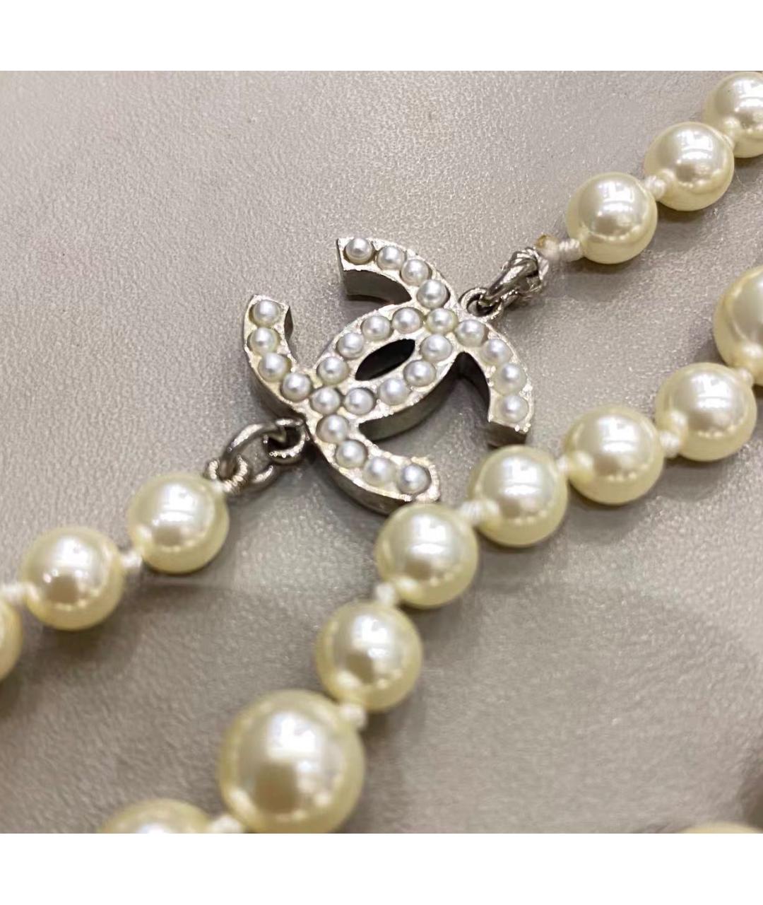 CHANEL Бежевая подвеска, фото 3