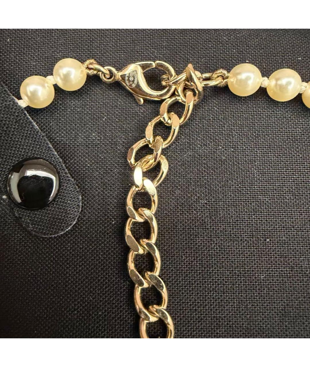 CHANEL Черное колье, фото 5