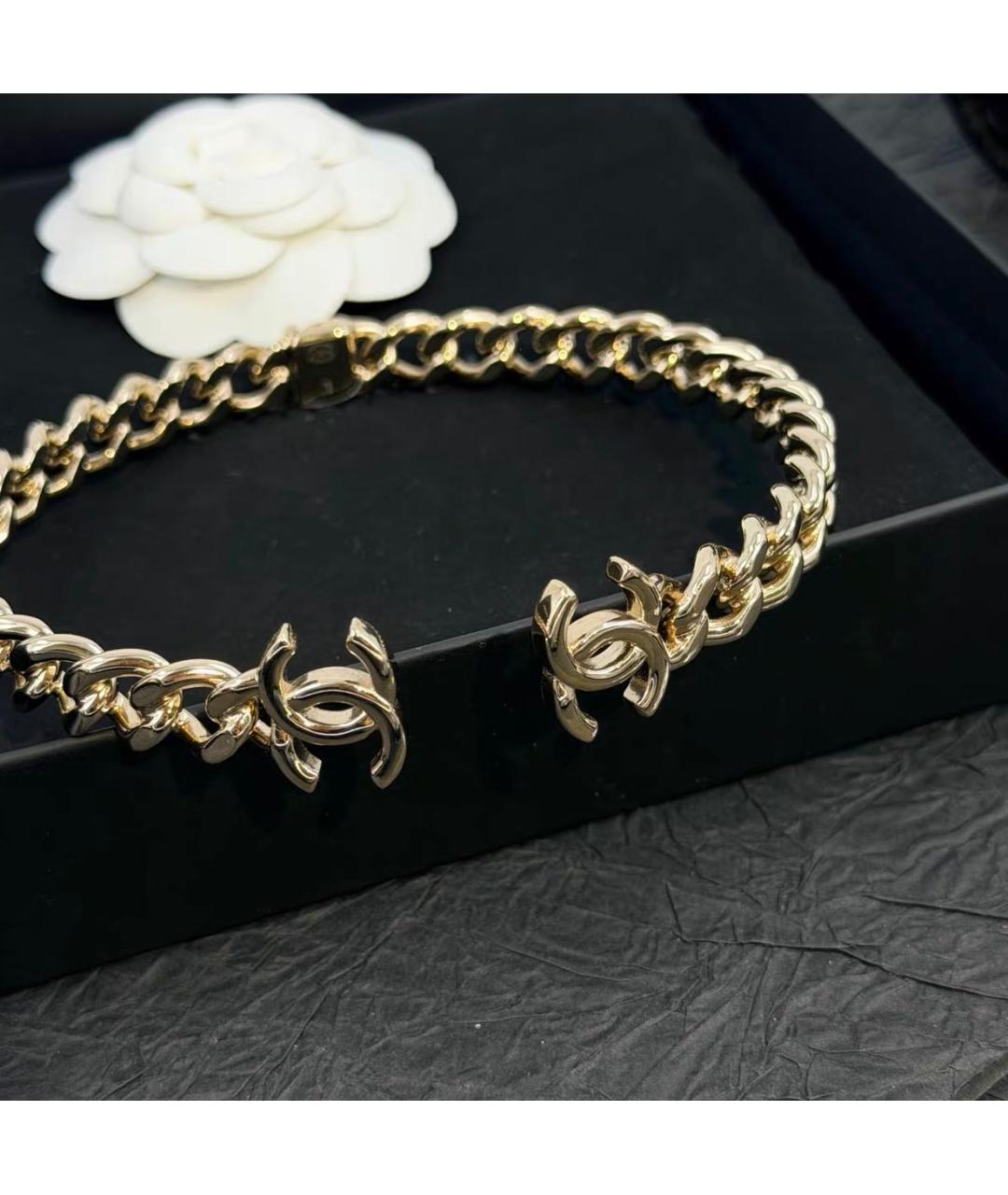 CHANEL Золотой чокер, фото 3