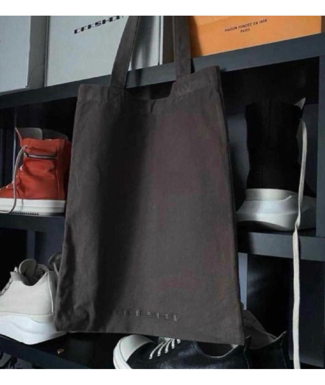 RICK OWENS DRKSHDW Хлопковая пляжная сумка, фото 3