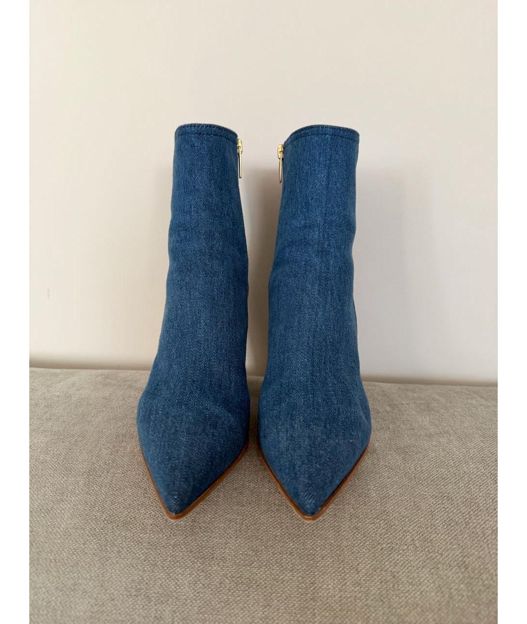 GIANVITO ROSSI Синие ботинки, фото 7