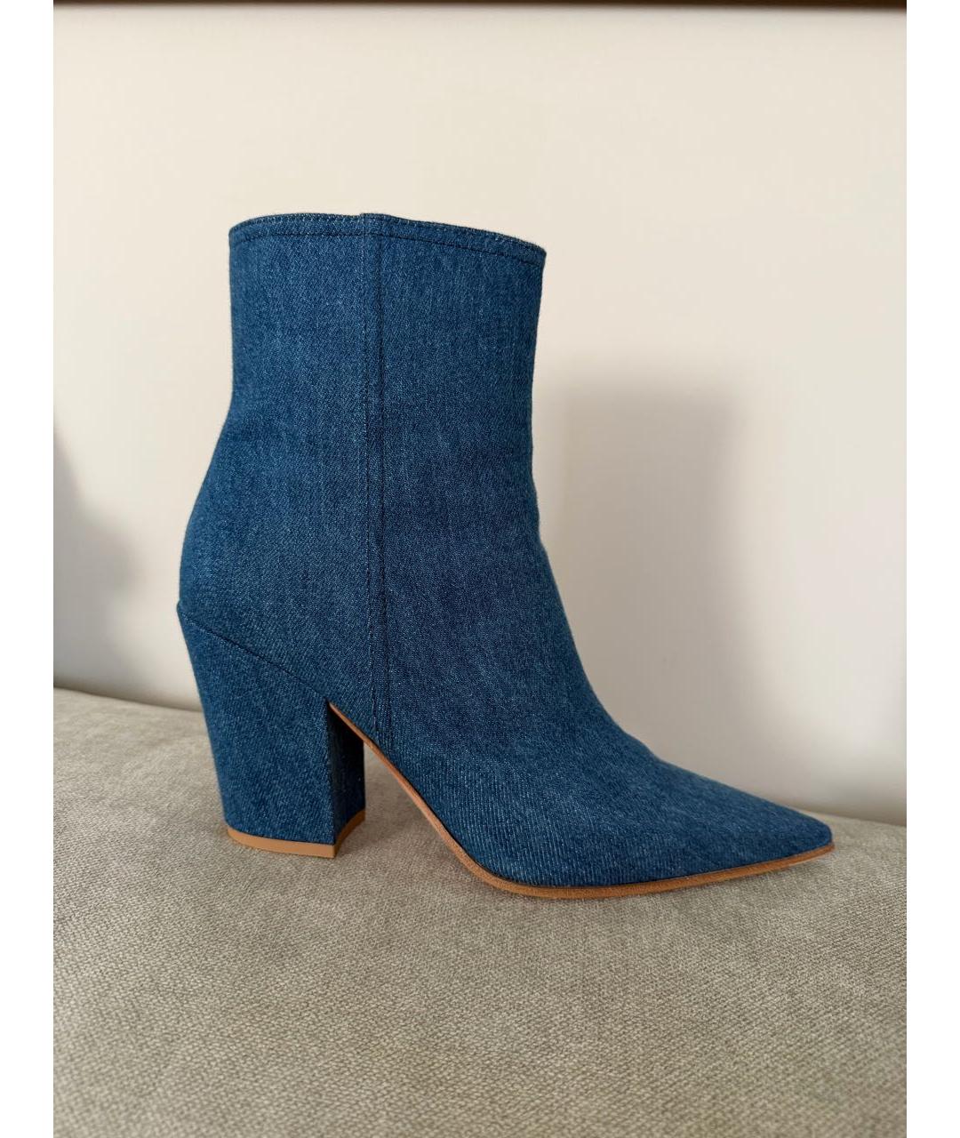 GIANVITO ROSSI Синие ботинки, фото 9