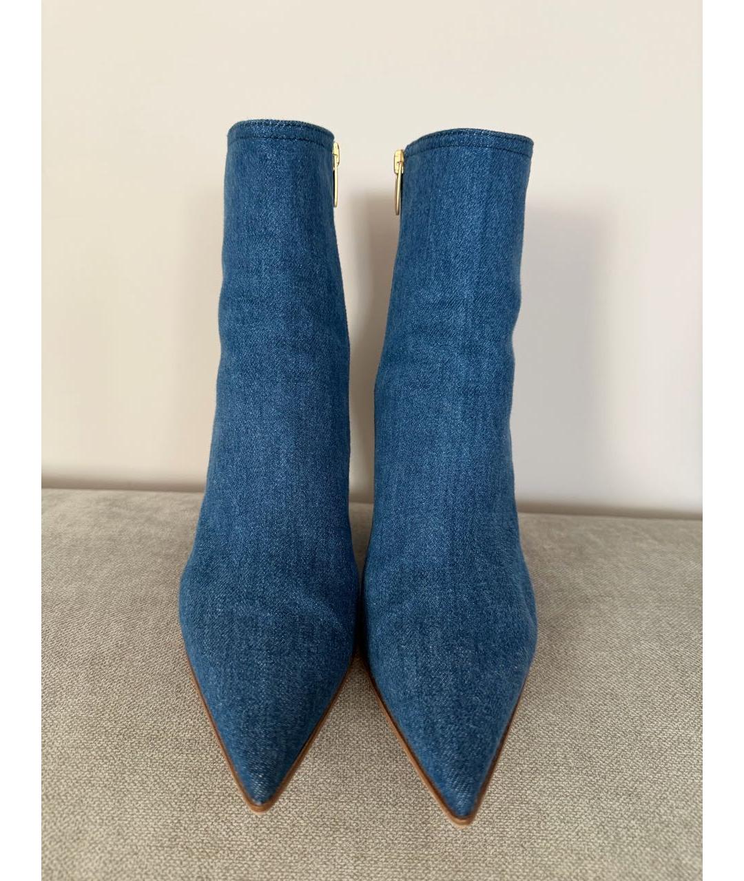 GIANVITO ROSSI Синие ботинки, фото 2